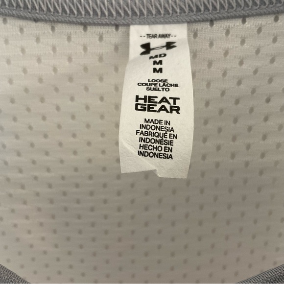 Under Armour Playback Retro Mesh Tank - NWT - Size Medium - White - Picture 5 of 9